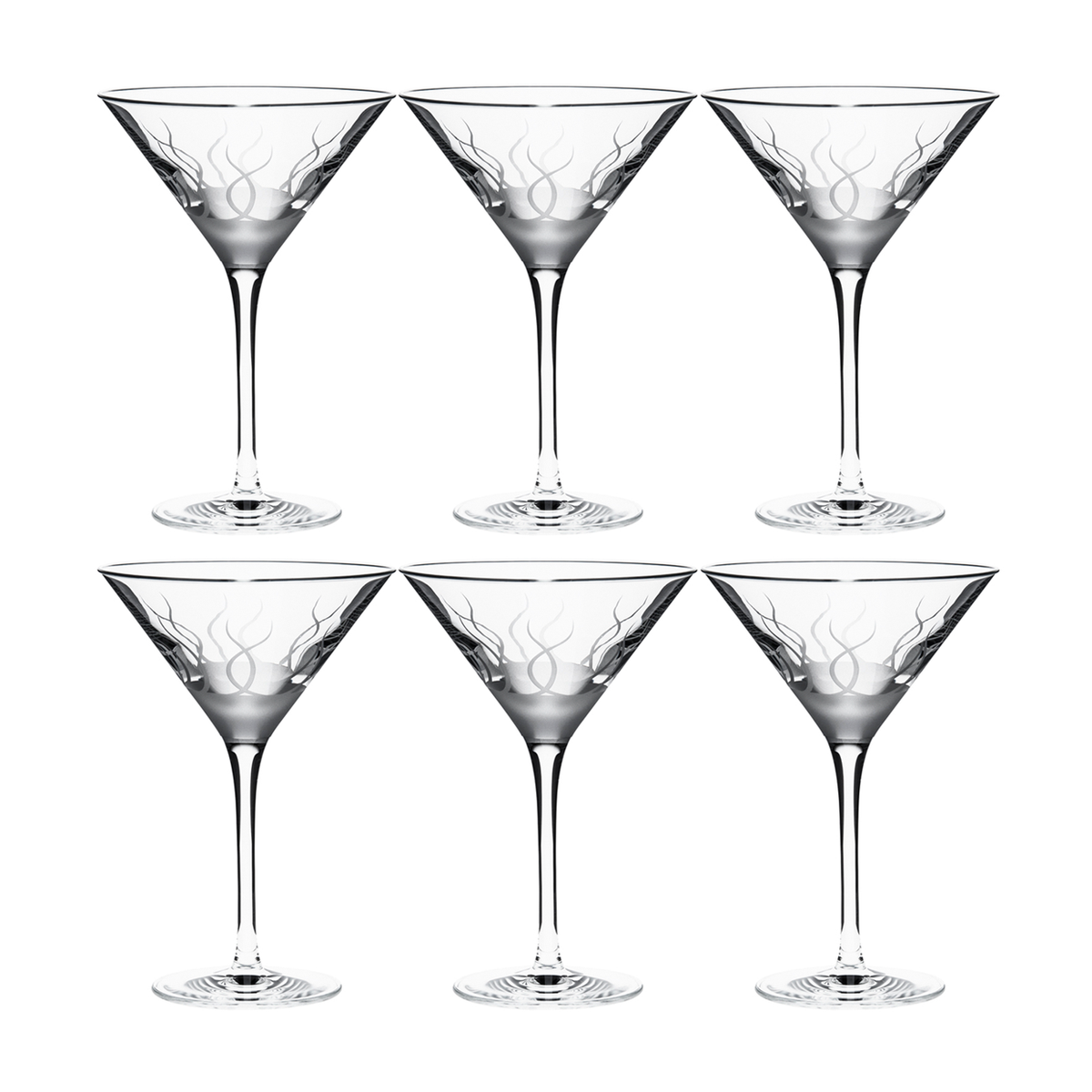 Ox and Dove Blade Hand Etched Martini Glass Sold in Sets of 6 – OX